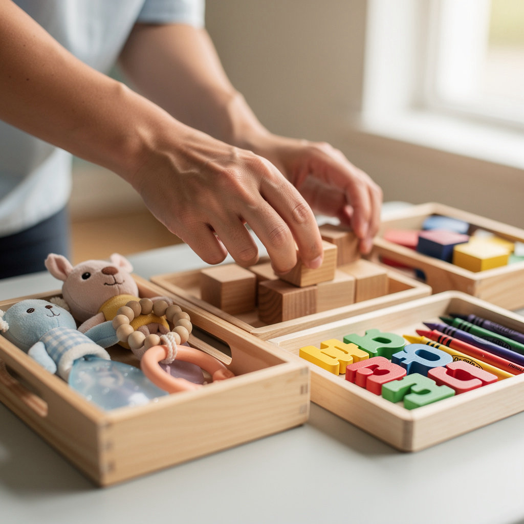 Marian's Little Hands Daycare children of different ages engaged in educational activities in San Diego